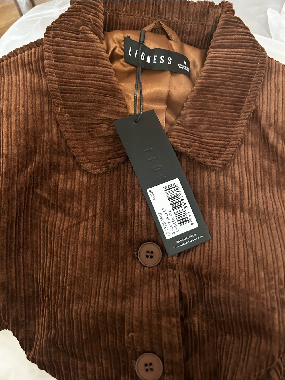 NWT • Lioness balmy jacket in chocolate - Picture 2 of 6
